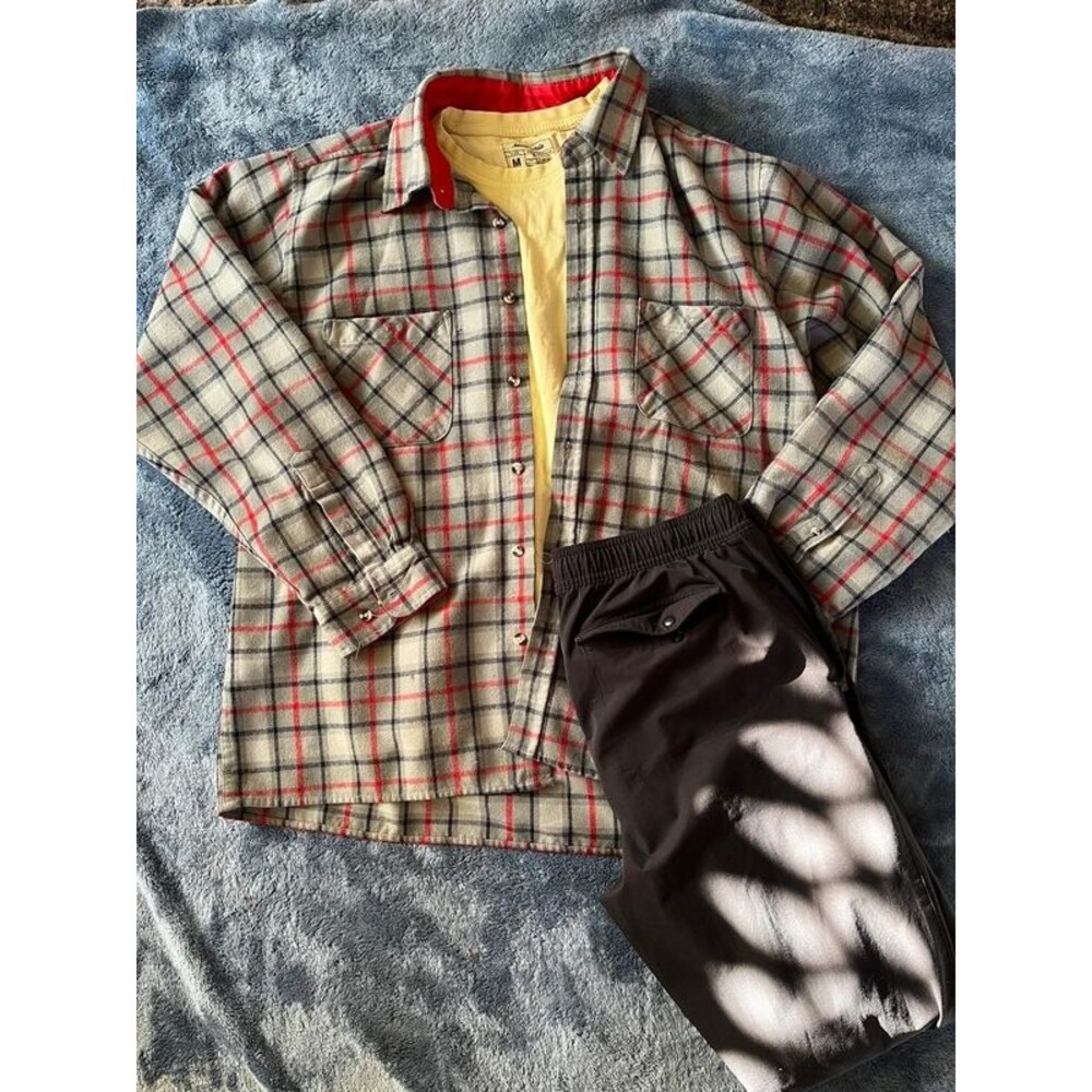 Gorpcore flannel outfit men’s medium